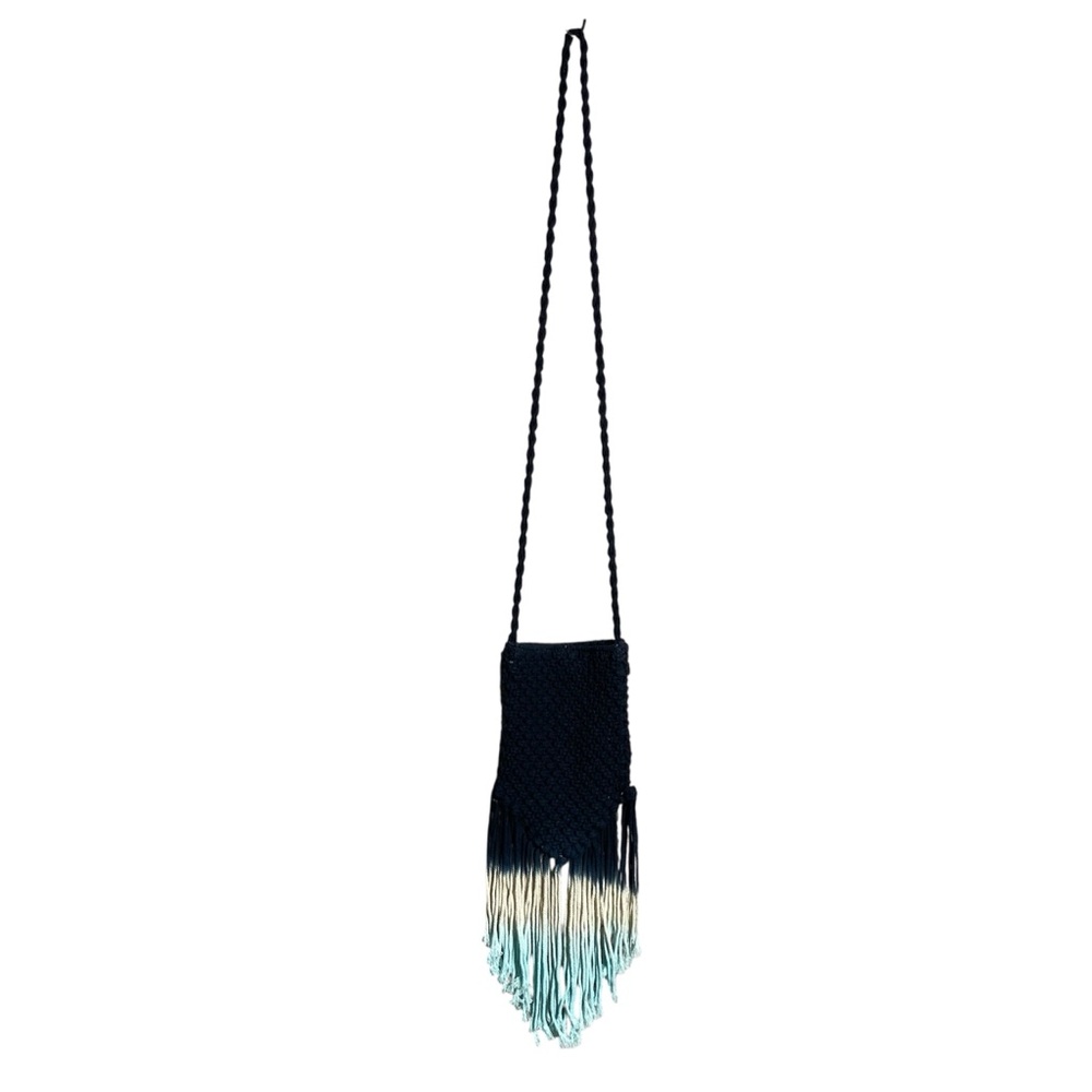 Pura Vida Blue Macrame Bag - Picture 4 of 8